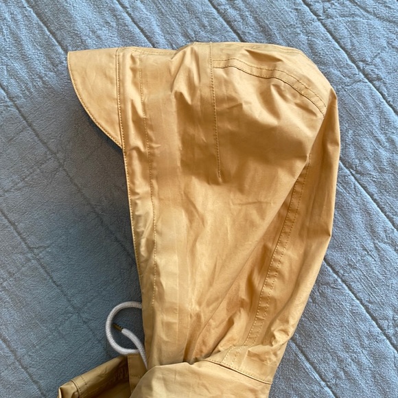 MADE & CRAFTED RARE Levi’s Rain Jacket size 0 - trim BOVINE LEATHER - GOOD C - Picture 7 of 17